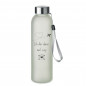 Preview: Sublimation Glasflasche mit Verschluss aus Edelstahl und Schlaufe 500ml
